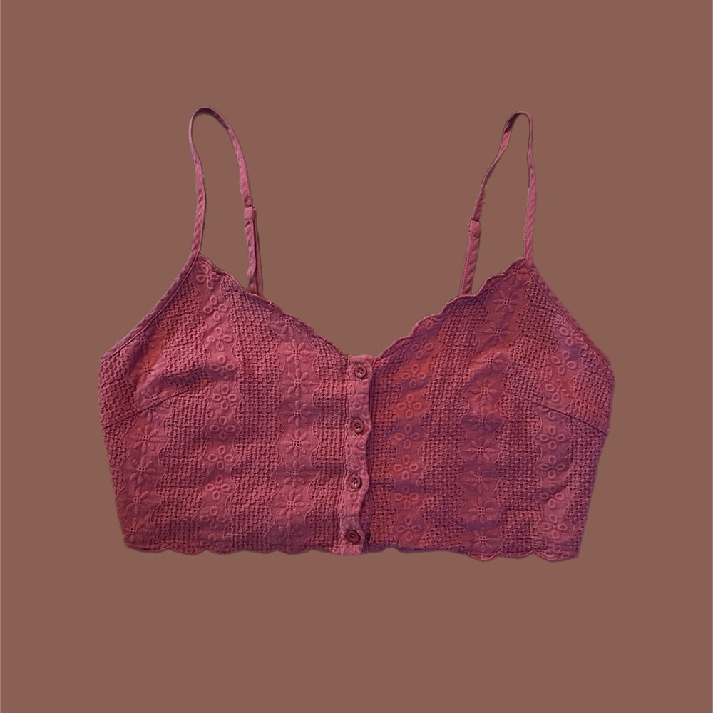 Pink Crop Top